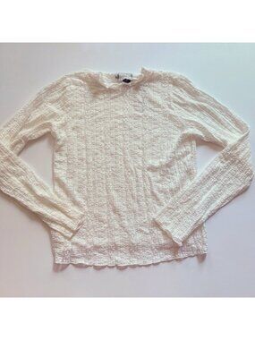Modcloth Women’s Timeless Twilight Era Long Sleeve Top size L Large NWT